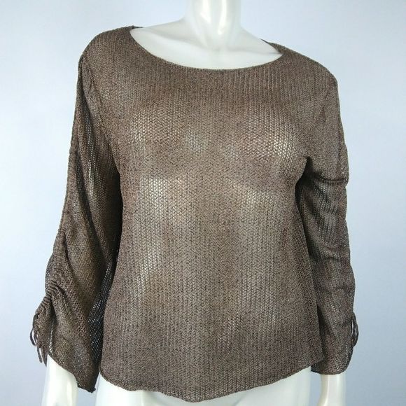 Zara Swim Zara Knit See Through Blouse Top Swimsuit Cover Up Poshmark